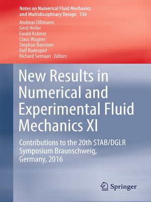 cover image of New Results in Numerical and Experimental Fluid Mechanics XI